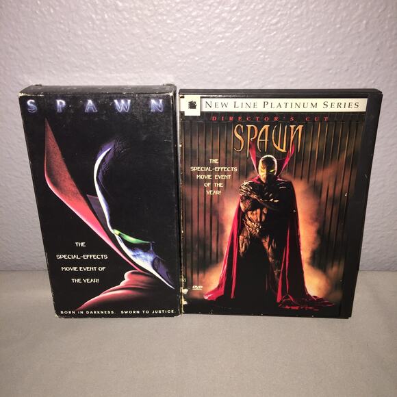 Dvd / Vhs Used Spawn 1997 Lot Director's Cut Todd McFarlane Comic Entertainment - Picture 1 of 14